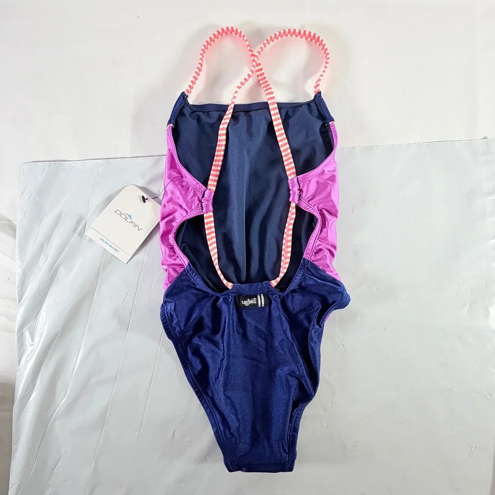 Dolfin Uglies Revibe Indigo Diamondback‎ One Piece Swimsuit Size 30 NWT